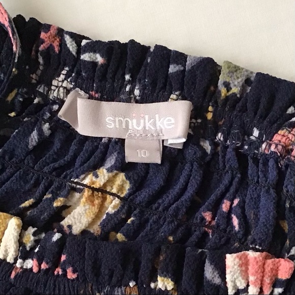 Smukke girl jumpsuit 3/4 bell sleeve flowered. - Picture 4 of 12